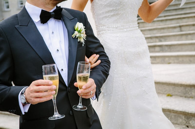 Champagne Glasses Toast